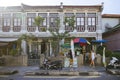 Old architecture style building in Penang Canon Street, Malaysia.