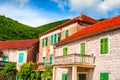 Old architecture in Tivat, Montenegro Royalty Free Stock Photo