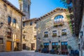 Old architecture in the village of Rupit, in Catalonia Spain.