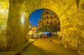 The evening streets in Cairo, Egypt