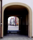 Old archway, stone