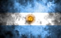 Old Argentina grunge background flag Royalty Free Stock Photo