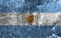 Old Argentina grunge background flag Royalty Free Stock Photo