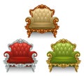 Old armchair Royalty Free Stock Photo