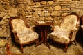 Old armchairs Royalty Free Stock Photo