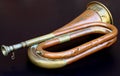 Old Army Bugle Royalty Free Stock Photo