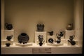 Old artifacts in Museum of Anatolian Civilizations, Ankara, Turkey Royalty Free Stock Photo