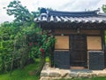 Old asian house in the traditional korean village. South Korea