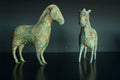 Old Asian statuettes of animals