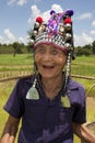 Old Asian woman, Akha