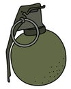 The old attack hand grenade