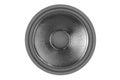 Old audio speaker on white background Royalty Free Stock Photo