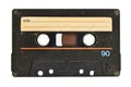 Old audio tape cassette Royalty Free Stock Photo