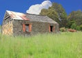 Old Australian settlers blue stone homestead