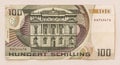 Old Austrian Banknote: 100 Schilling 1984