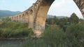 Old austrian bridge at the Karpatian mountains. Royalty Free Stock Photo