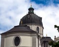 Domed roof of ancient  Austrian church Royalty Free Stock Photo
