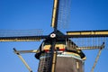 Old authentic dutch Windmill Polder Westbroek with clear sky Royalty Free Stock Photo