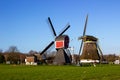 Old authentic dutch Windmills Polder Westbroek and Buitenweg