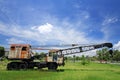 Old automobile crane Royalty Free Stock Photo