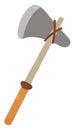 Old axe, illustration, vector Royalty Free Stock Photo