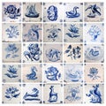 Old azulejos, collage