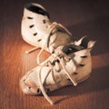 Old baby shoes Royalty Free Stock Photo