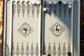 old backgammon game in the sun closeup,gambling Royalty Free Stock Photo