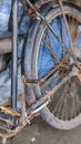 old bady bike parts Royalty Free Stock Photo