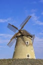 Old Bagi windmill on the hill Royalty Free Stock Photo