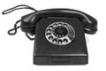 Old bakelite telephone Royalty Free Stock Photo