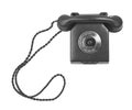 Old bakelite telephone with spining dial Royalty Free Stock Photo