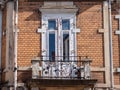 Old balcony of a renovated villa