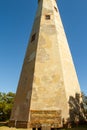 Old Baldy Lighhouse and sign Royalty Free Stock Photo