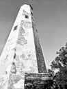 Old Baldy lighthouse, bald head island NC Royalty Free Stock Photo