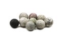 Old balls of kaolin
