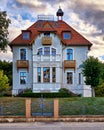 Old Baltic house on the beach promenade Zinnowitz on the island Usedom