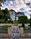 Old Baltic house with garden on the beach promenade Zinnowitz on the island Usedom