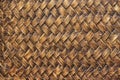 Old bamboo craft texture Royalty Free Stock Photo