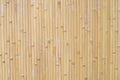 Old bamboo of strips on wall close up Royalty Free Stock Photo