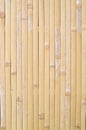 Old bamboo of strips on wall close up Royalty Free Stock Photo