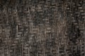 Old bamboo weave texture background Royalty Free Stock Photo