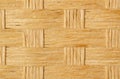 Old bamboo weaving pattern, woven rattan mat texture