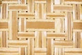 Old bamboo wood texture in seamless pattern brown background Royalty Free Stock Photo