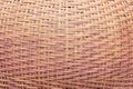Old bamboo woven texture handcraft patterns background Royalty Free Stock Photo