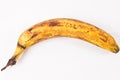 A old banana that has begun to decay