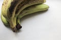 Old bananas. Soft and delicious Royalty Free Stock Photo