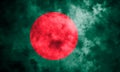 Old Bangladesh grunge background flag