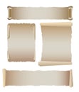 Old banner template set Royalty Free Stock Photo