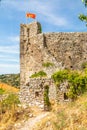 Old Bar fortress stone walls and citadel, Bar, Montenegro Royalty Free Stock Photo